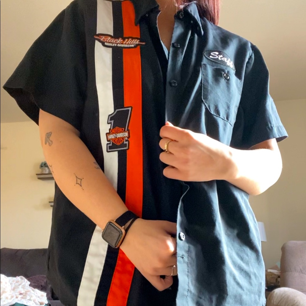 Harley-Davidson button down